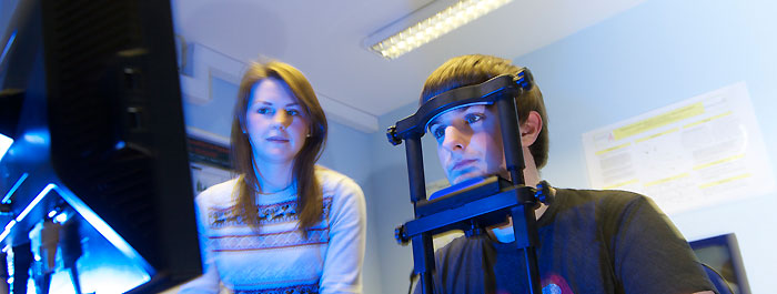 Studying for a BSc or BA Eye tracking experiment